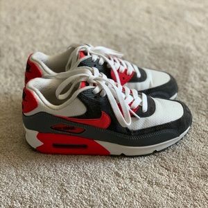 Nike Women Air Max 90 Essential White/Crimson Red